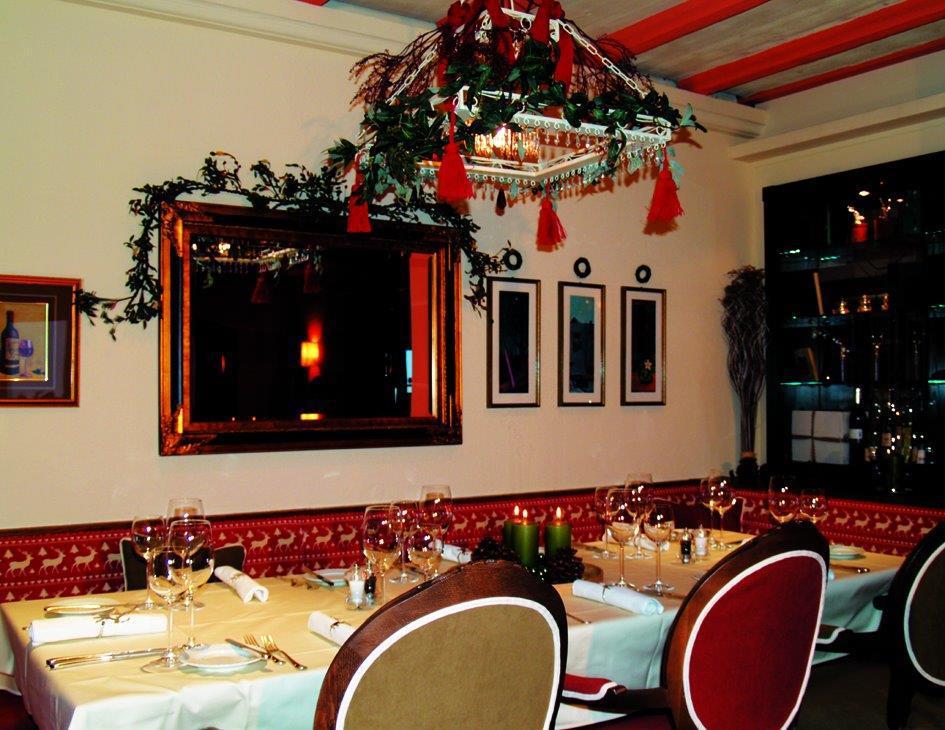 水晶酒店 莱赫阿尔贝格 餐厅 照片